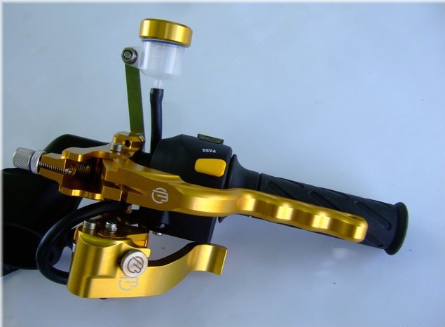 Kit Leva Freno A Pollice Per Moto 7/8'' - Pompa Principale In Lega Alluminio, Universale