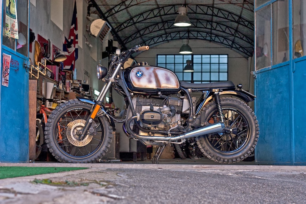 Bmw r100 скрамблер