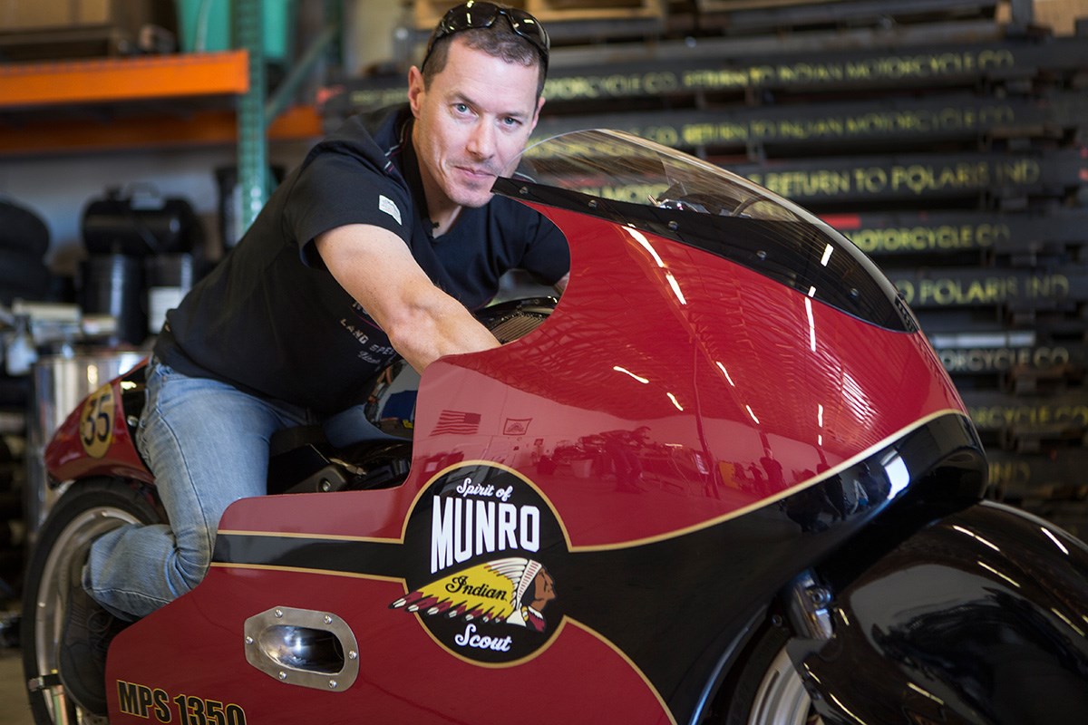 Indian Motorcycle, tre record di velocità a El Mirage