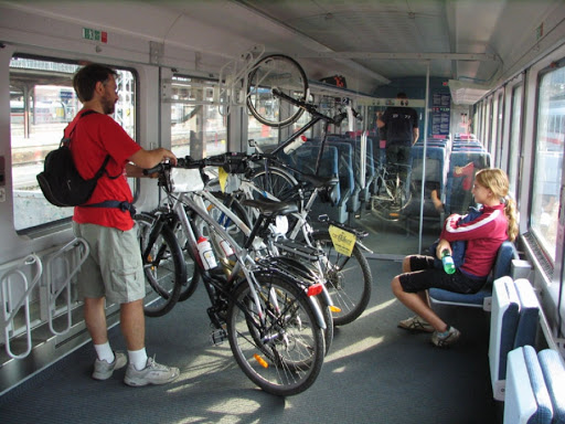 bicicletta treno