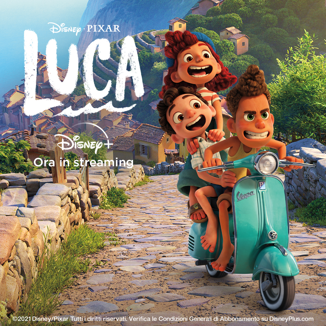 Vespa "co-protagonista" nel nuovo lungometraggio Disney e Pixar "Luca"