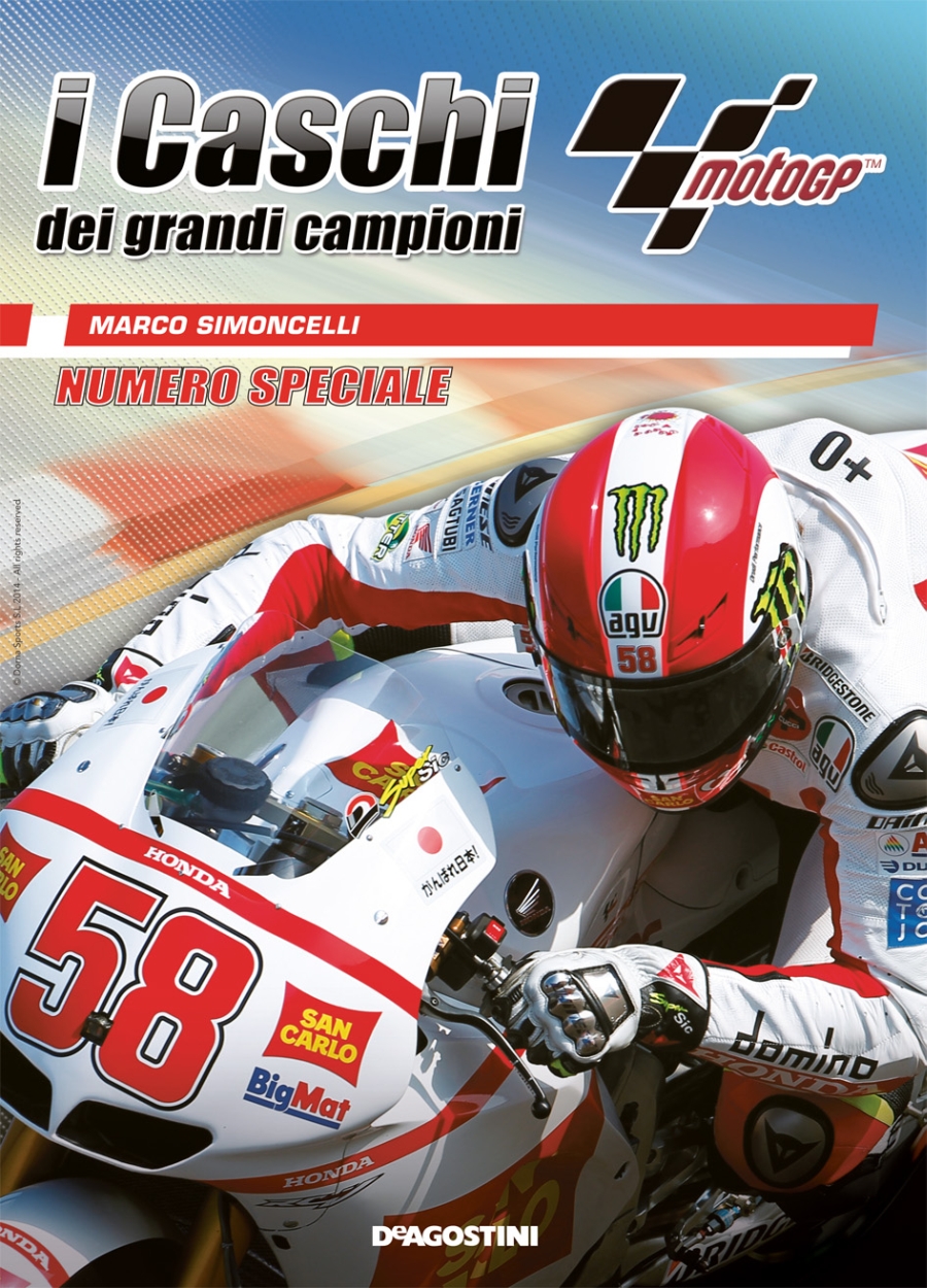 CASCHI MOTO GP MARCO SIMONCELLI 2011 SCALA 1/5 GC014 