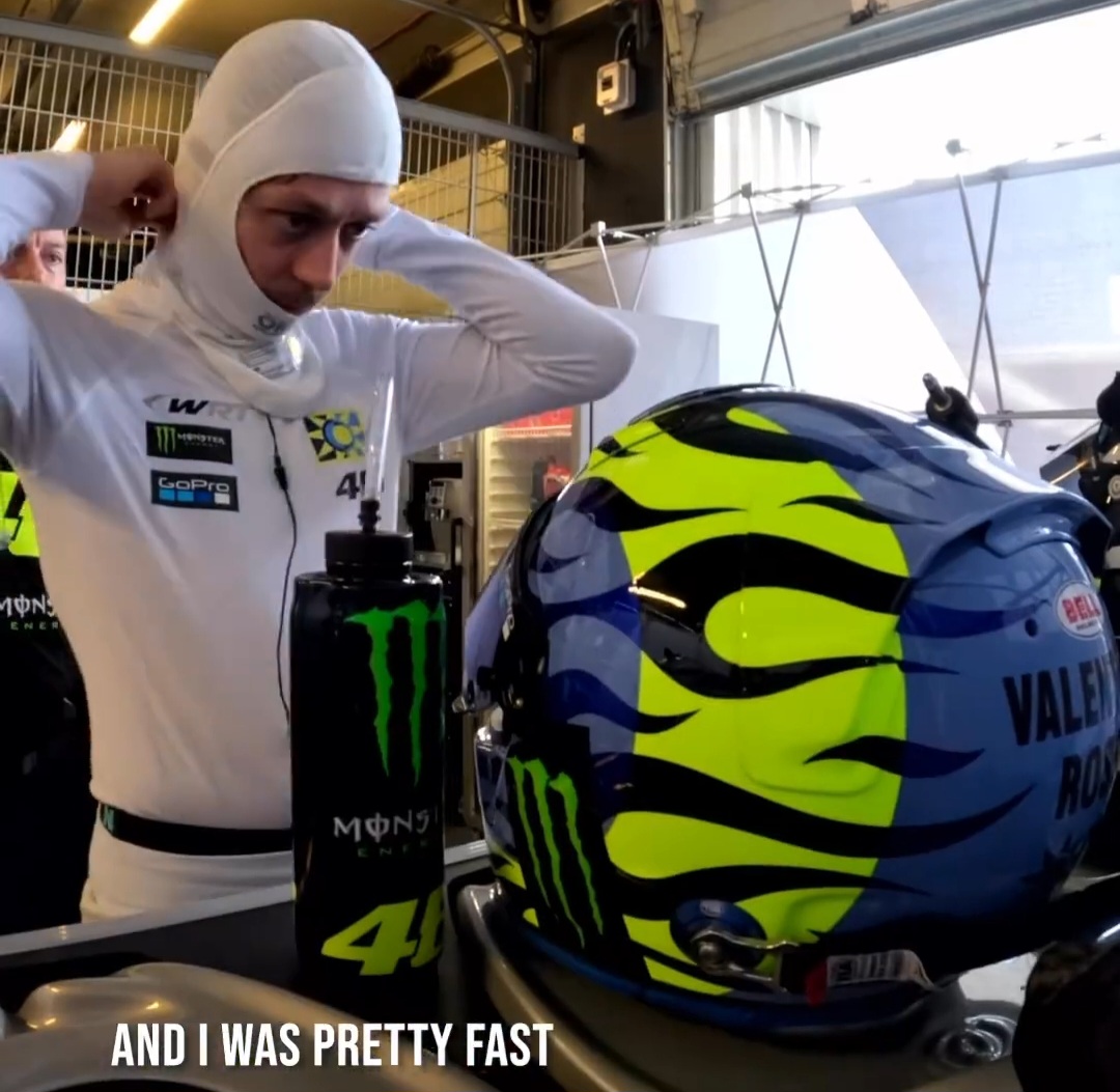 Valentino Rossi si preparara alla 24 Ore di Dubai: Buone