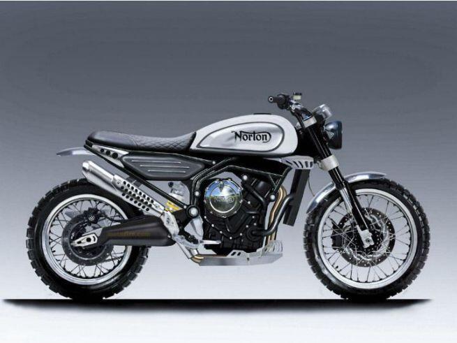 Norton commando scrambler hotsell