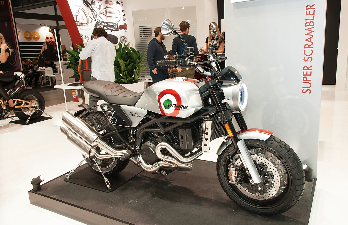 EICMA 2019 Moto Morini Super Scrambler retro con grinta inSella