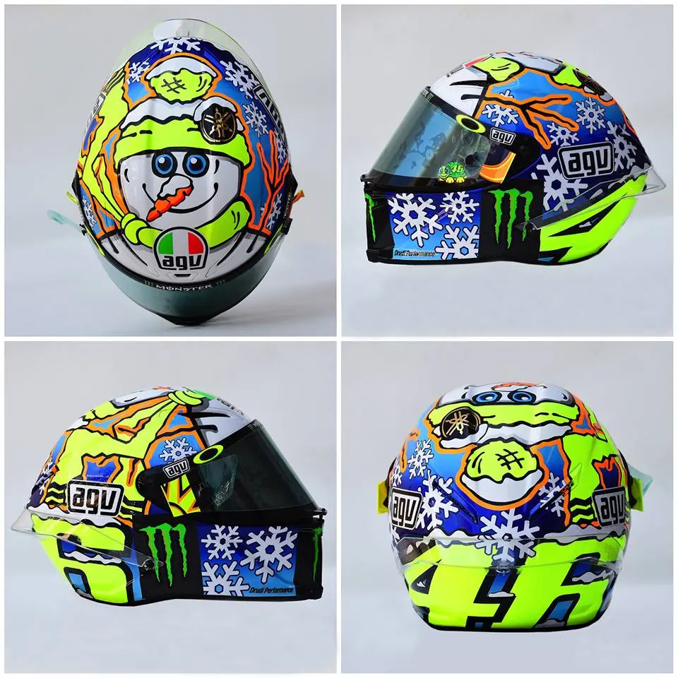 MotoGP 2016 nuovo casco di Valentino Rossi per i test di Sepang inSella