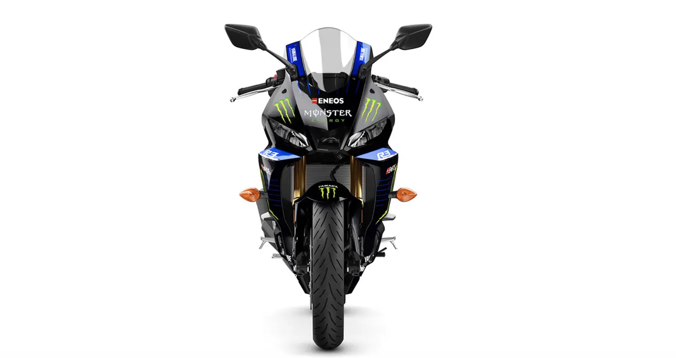 Yamaha YZF R3 Monster Energy MotoGP Edition sognando Valentino inSella