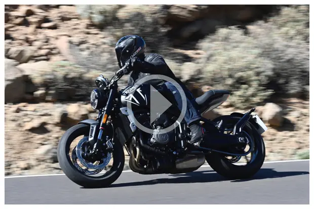 Prova Triumph Trident 660 2021