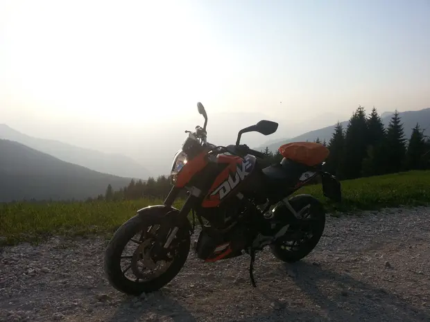 Prova KTM Duke 125/200 125 2013