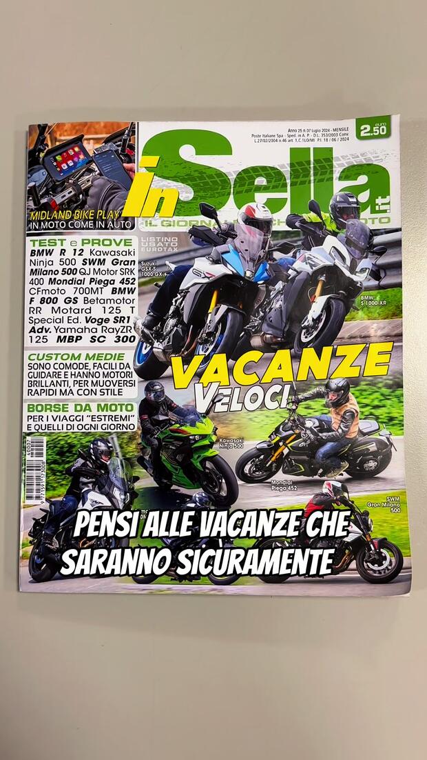 inSella di Luglio è in edicola! . . .