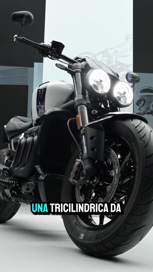 Triumph Rocket III e la leggenda di Evel Knievel . . .