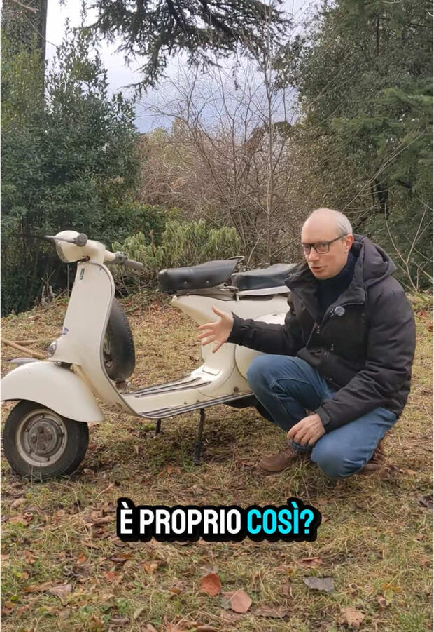 La storia della Vespa . . .