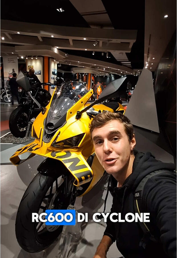 Direttamente dallo stabilimento di Chongqing, la Cyclone RC 600 . . .