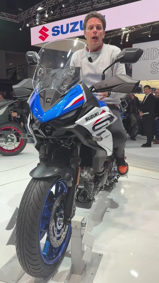 Suzuki SV-7GX: eccoci in sella! . . .