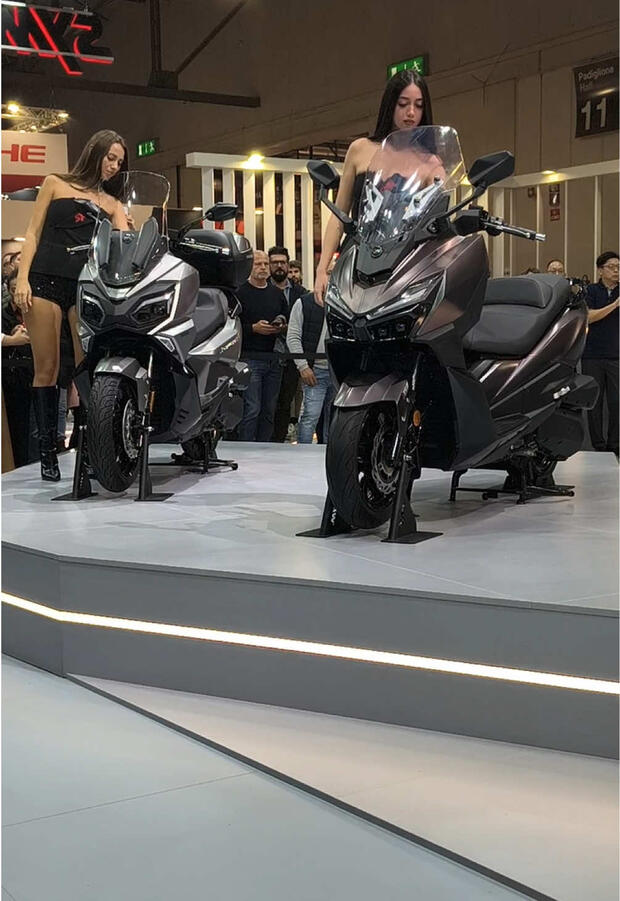 L’unveiling dei nuovi maxiscooter Sym! . . .