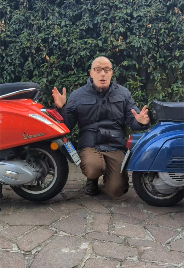 Vespa Primavera: 1968 versus 2025! . . .