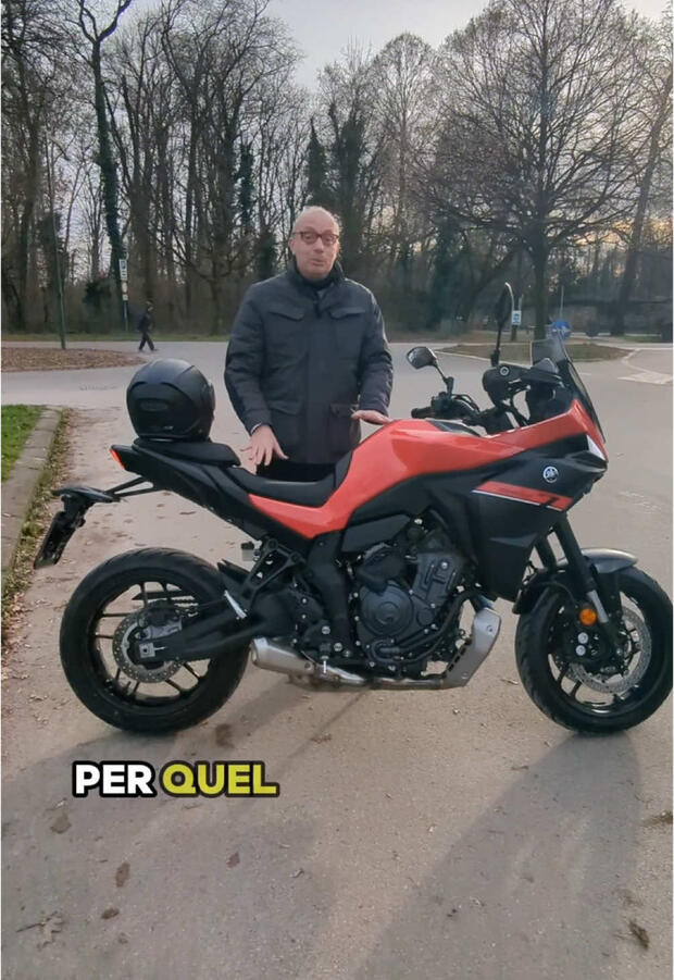 Yamaha Tracer 7 Y-AMT: eccola qui! . . .
