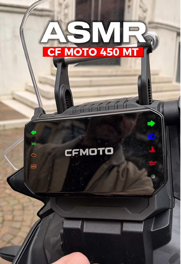 CFMoto 450 MT, la prova… ASMR . . .