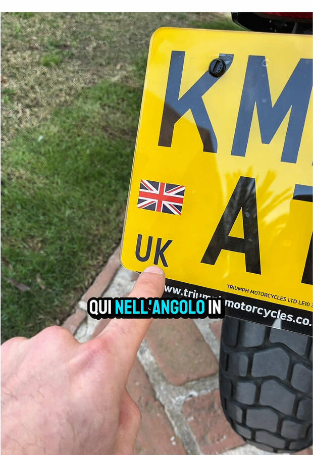 Targhe moto nel mondo: ecco quella del Regno Unito! . . .