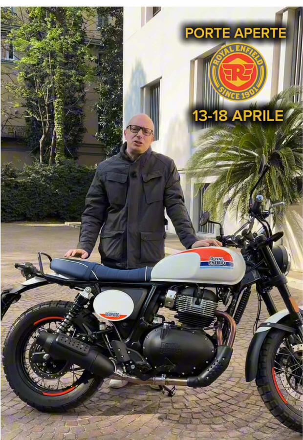 Bear 650: anche lei si può provare al Porte Aperte Royal Enfield  dal 13 al 18 aprile! . . .