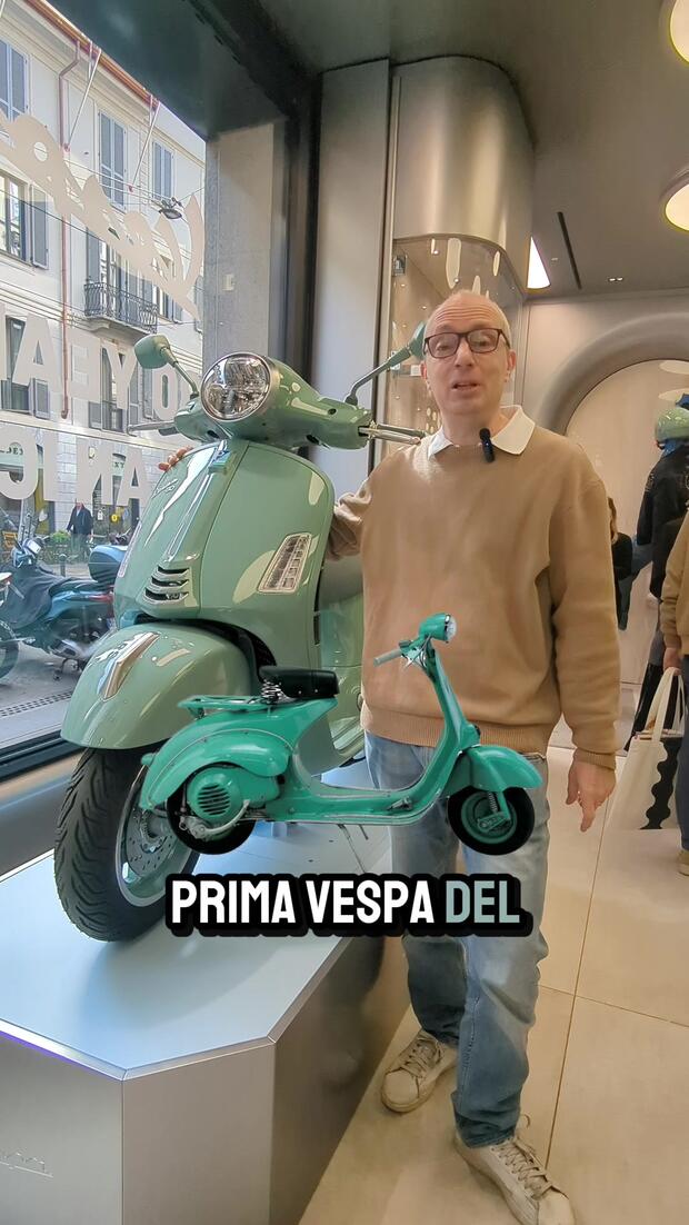 Perché la prima Vespa era verde? Mettetevi comodi, abbiamo una storia per voi! . . .