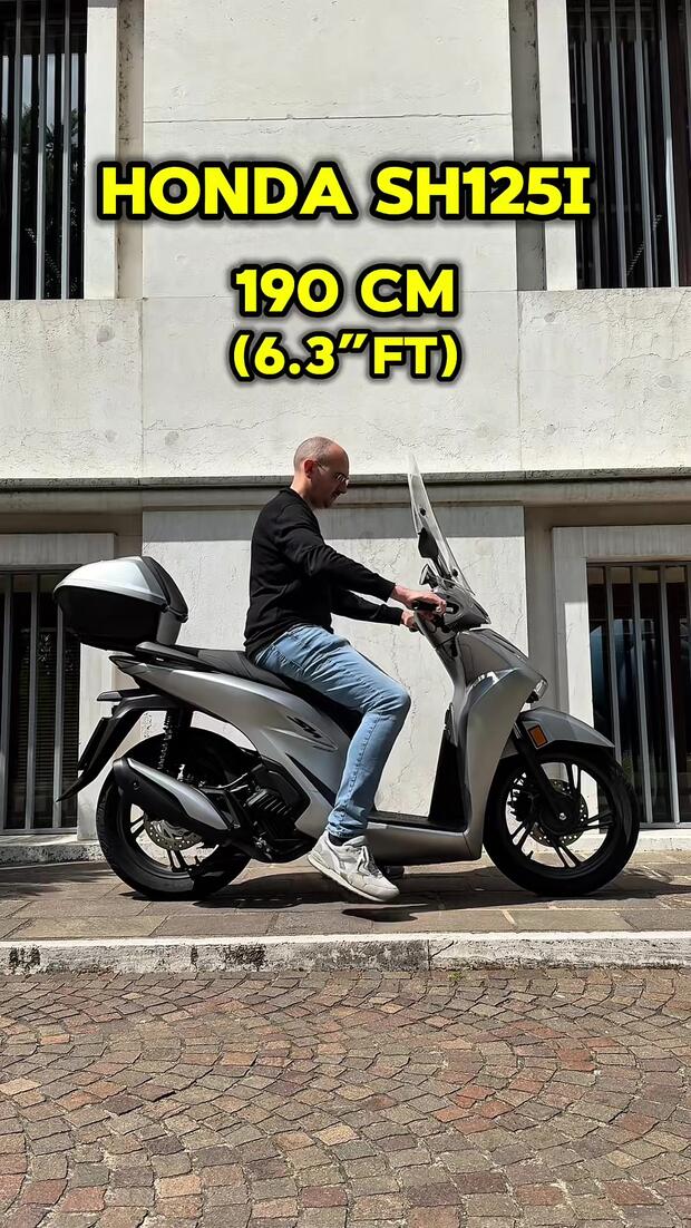 Honda SH125i: come “calza” su motociclisti di altezze diverse . . .