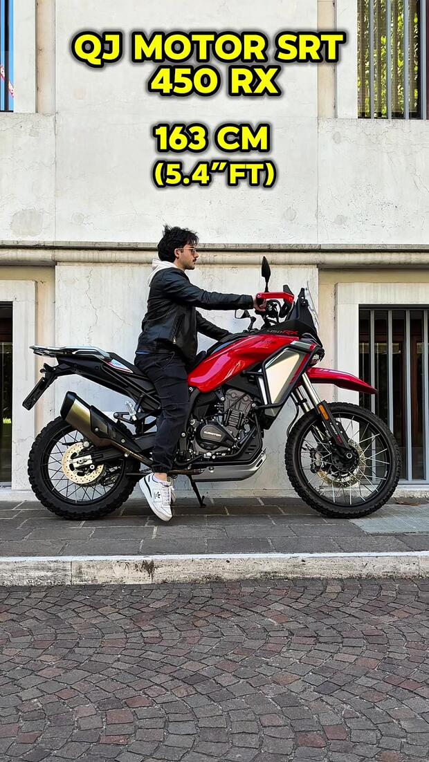 QJ Motor SRT 450 RX: come “calza” su motociclisti di altezze diverse . . .