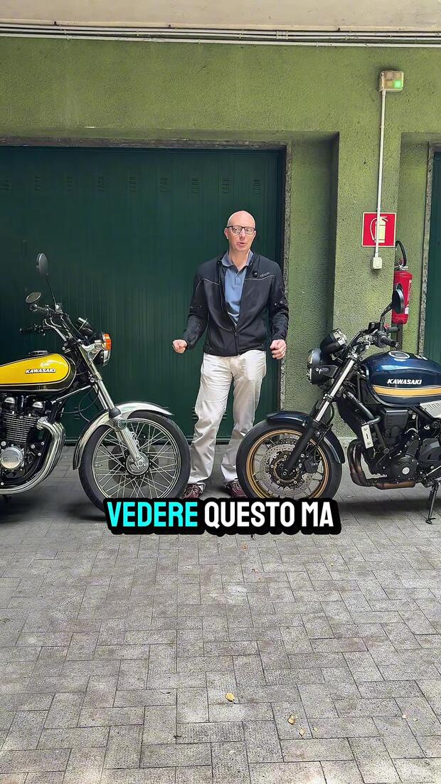 Kawasaki Z1 900 degli anni 70 e la nuova Z 650 RS: in cosa si somigliano e in cosa no? . . .