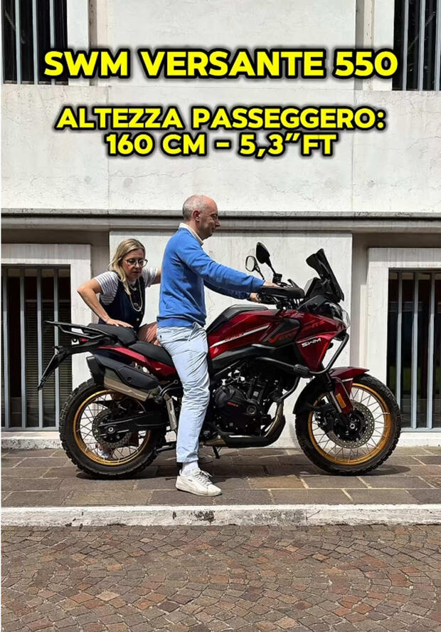 SWM Versante 550: quant’è ospitale per passeggeri di taglie diverse? . . .