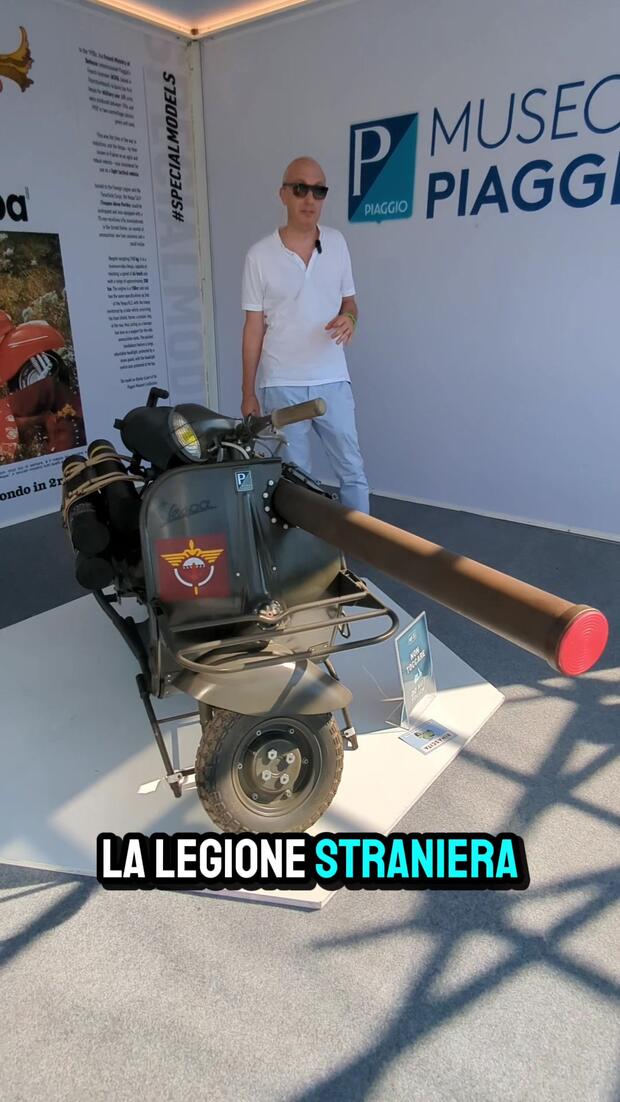 TAP, la Vespa col cannone! . . .
