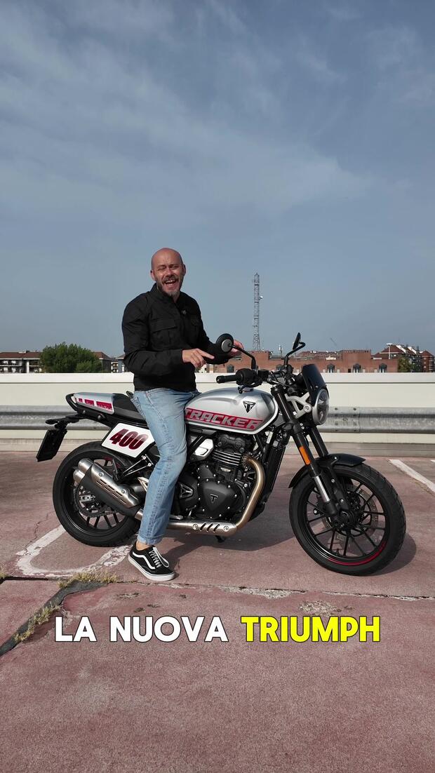 La Triumph Tracker 400 nell’utilizzo day by day! . . .