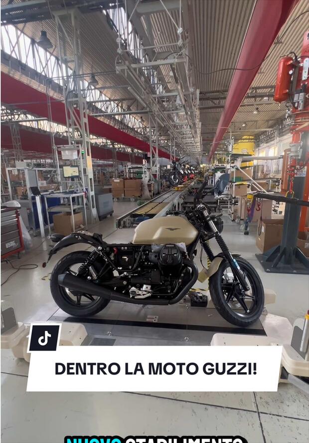 Venite con noi dentro il nuovo stabilimento Moto Guzzi! . . .