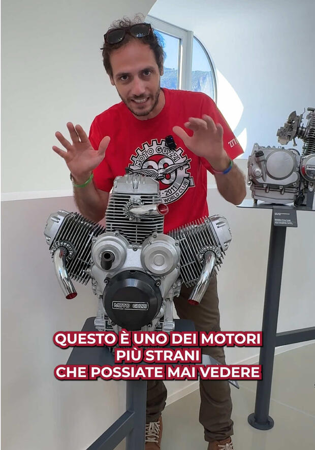 Il pazzesco tre cilindri a W di Moto Guzzi: lo conoscevate? . . .