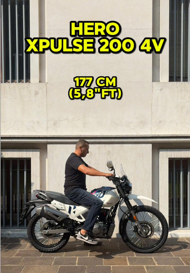 Herp XPulse 200 4V: come “calza” su motociclisti di altezze diverse? . . .
