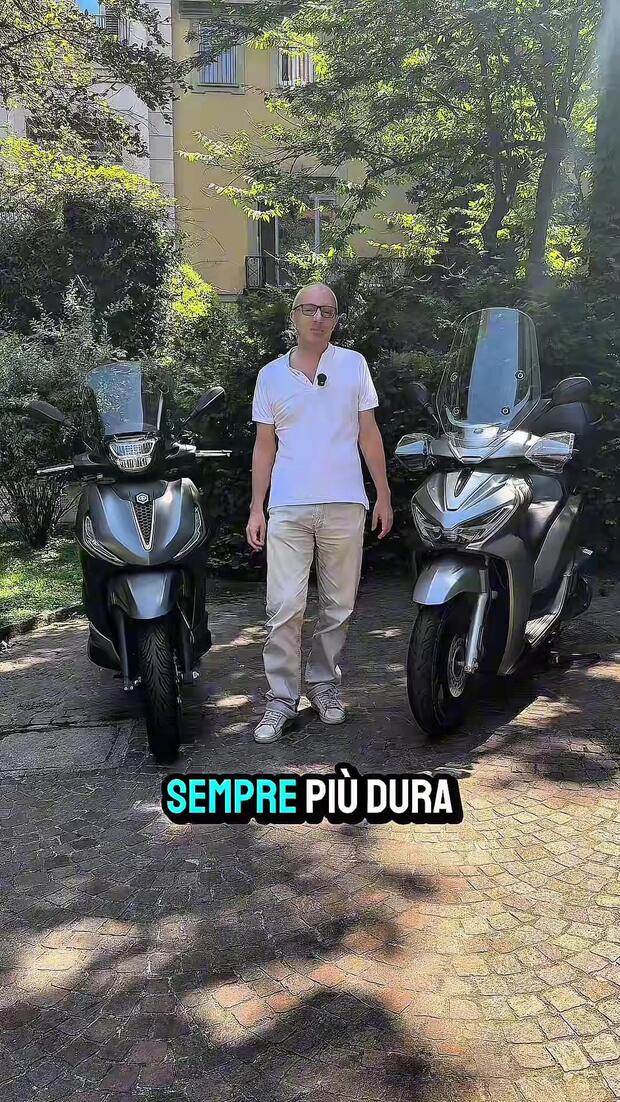 Piaggio Beverly 310 e QJ Motor SQ 350! . . .