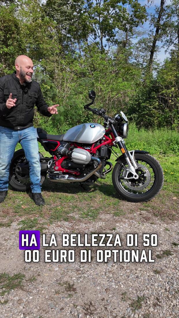 Una BMW R 12 nineT con tanti optional: vi piace? . . .