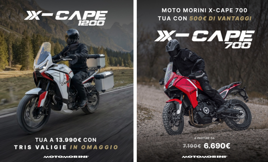 Moto Morini, con queste promo è il momento giusto per le X-CAPE