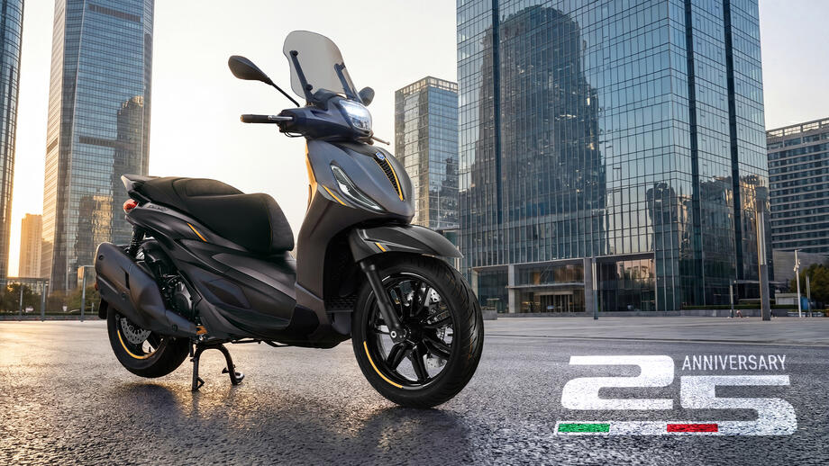 Piaggio, il Beverly fa 25 anni: arriva la serie speciale Anniversary 