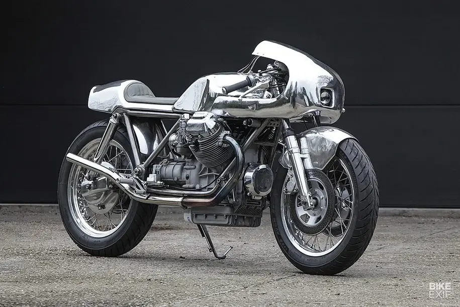  Moto Guzzi SP 1000: da GT a café racer grezza home made