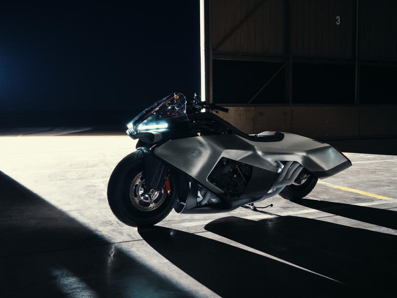 BMW Vision K18: la bagger supersonica a Villa d'Este