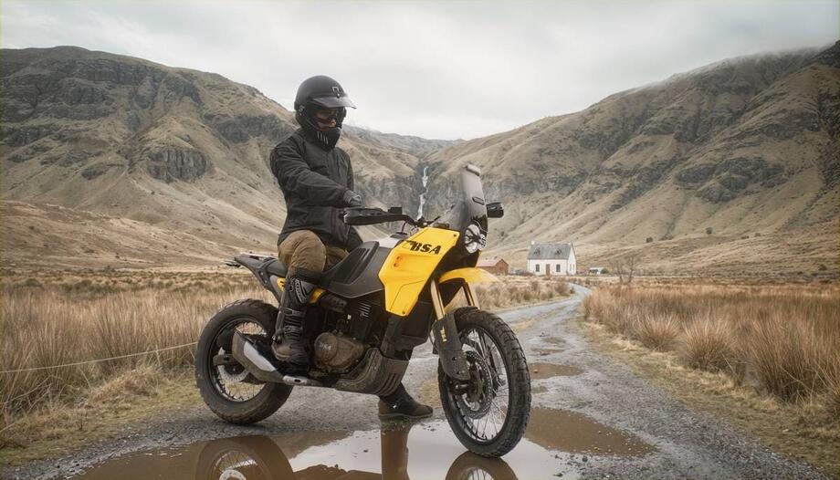 BSA Thunderbolt: l'enduro retrò costa poco e arriva nel 2027