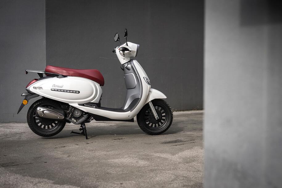 UM Carmel 125, lo scooter con una garanzia da record