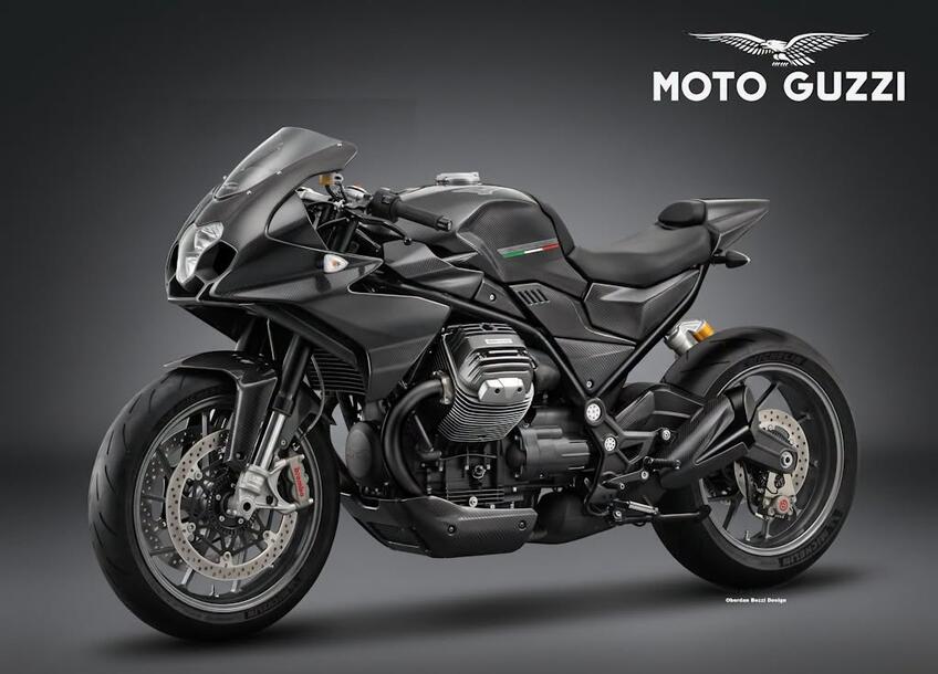 Moto Guzzi V85 Black Eagle, la sportiva che Mandello non ha mai fatto