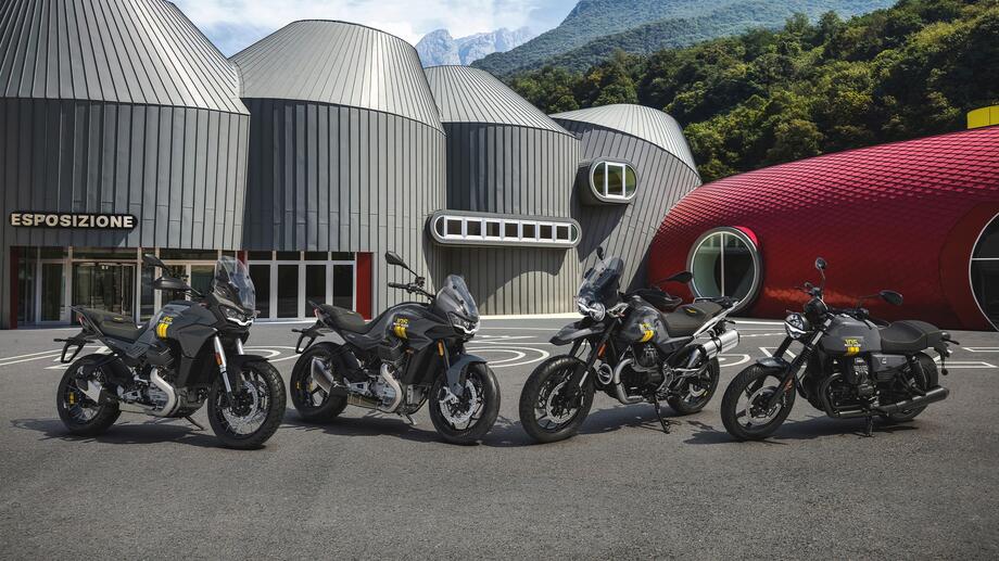 Moto Guzzi, arrivano le versioni 105th Anniversary: livrea speciale per cinque modelli