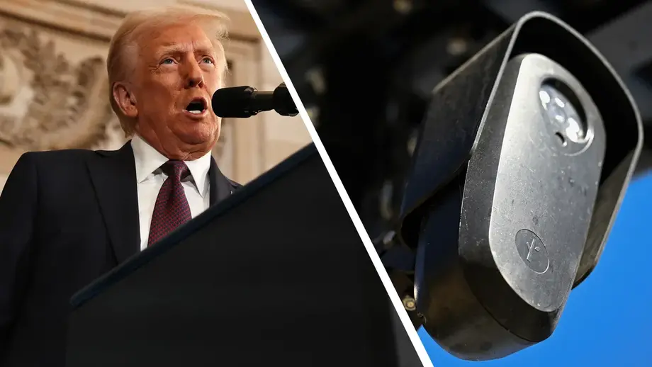 Trump: difende il grande fratello Flock, ma gli americani non sono d'accordo