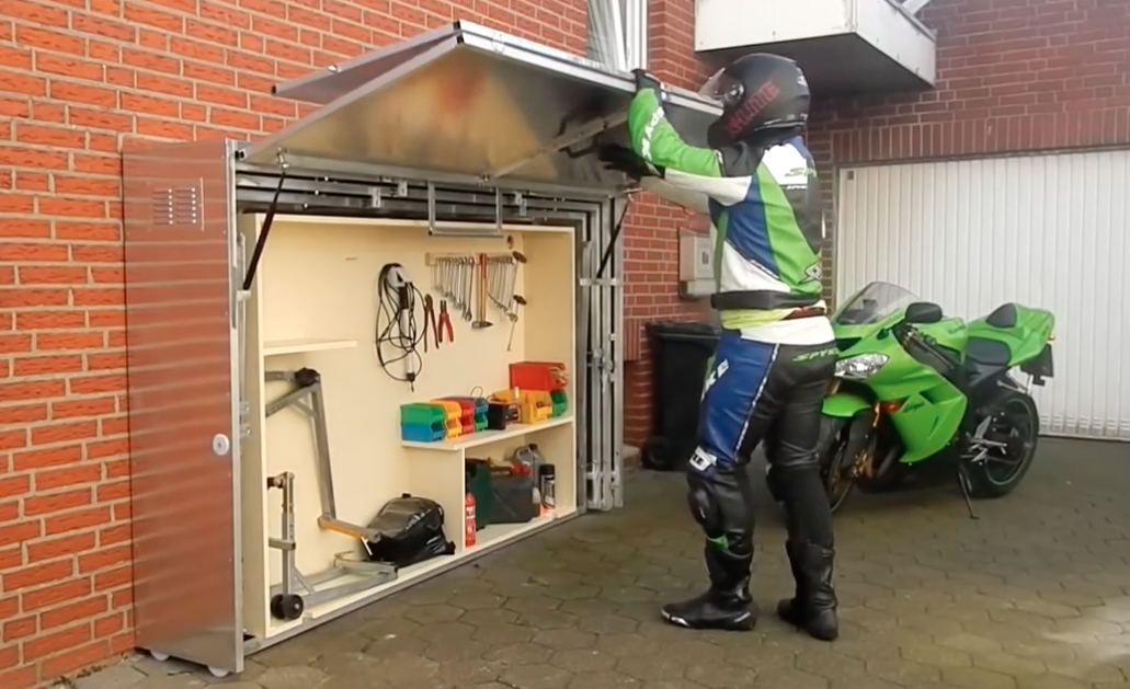 Garage Pieghevole per Moto  Motobox Prodotto da Intenda